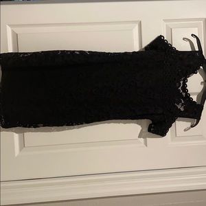 Black lace dress